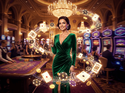 Plataforma de casino online VayCasino con interfaz holográfica